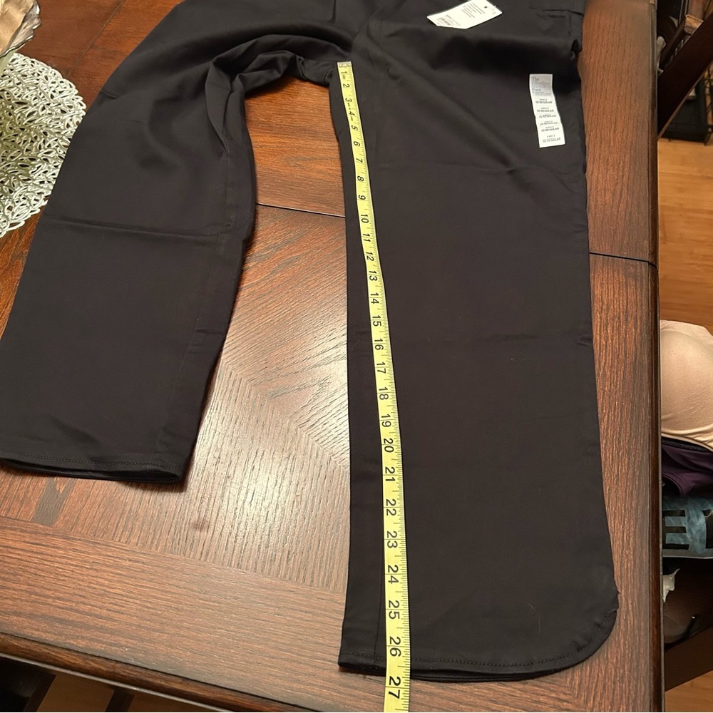 Croft & Barrow Black Pants Size 10 - Picture 5 of 5
